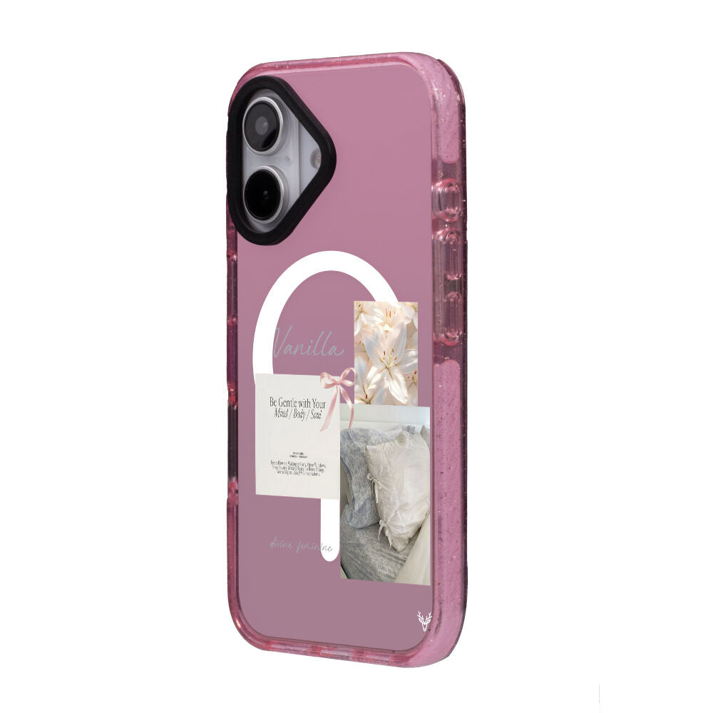 MagsafeliArtycaseSimliPembe