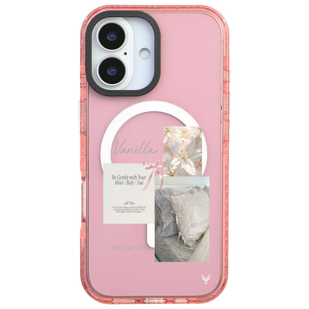 MagsafeliArtycaseSimliPembe