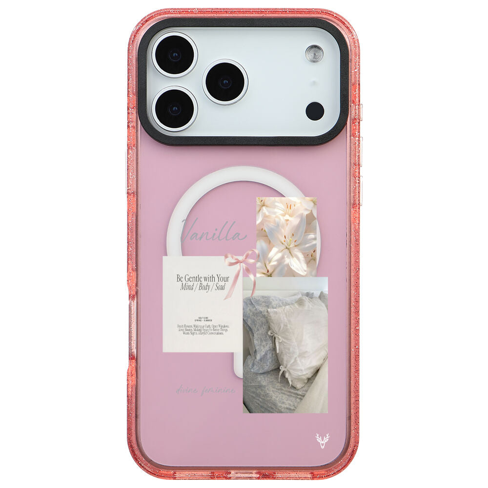 MagsafeliArtycaseSimliPembe