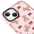 iPhone 15 Plus Fiyonklu Ayıcık Telefon Kılıfı - Artycase - Simli Pembe