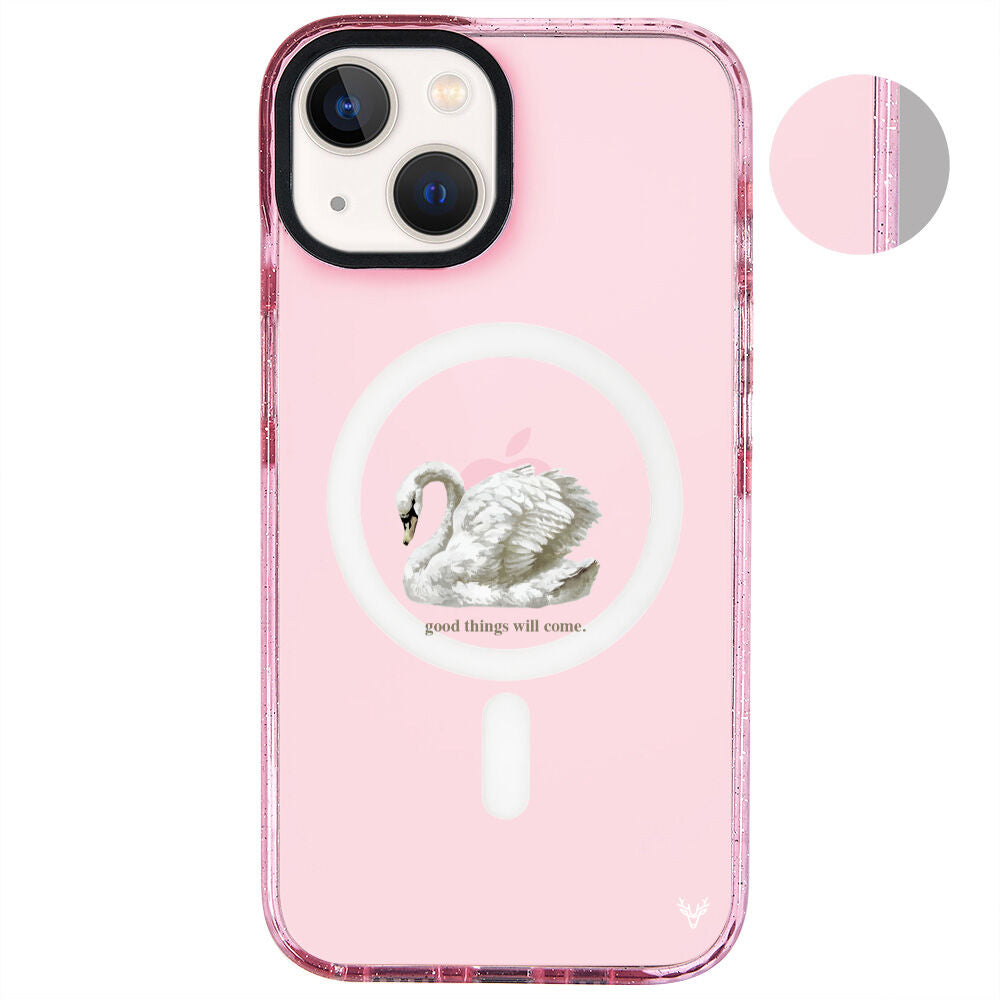 MagsafeliArtycaseSimliPembe