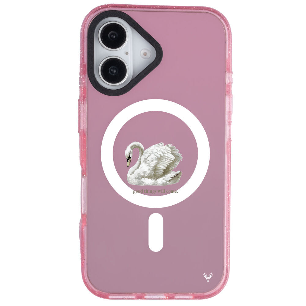 MagsafeliArtycaseSimliPembe