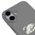 iPhone 16 Plus Beyaz Umut Telefon Kılıfı - Renkli Silikon - Gri