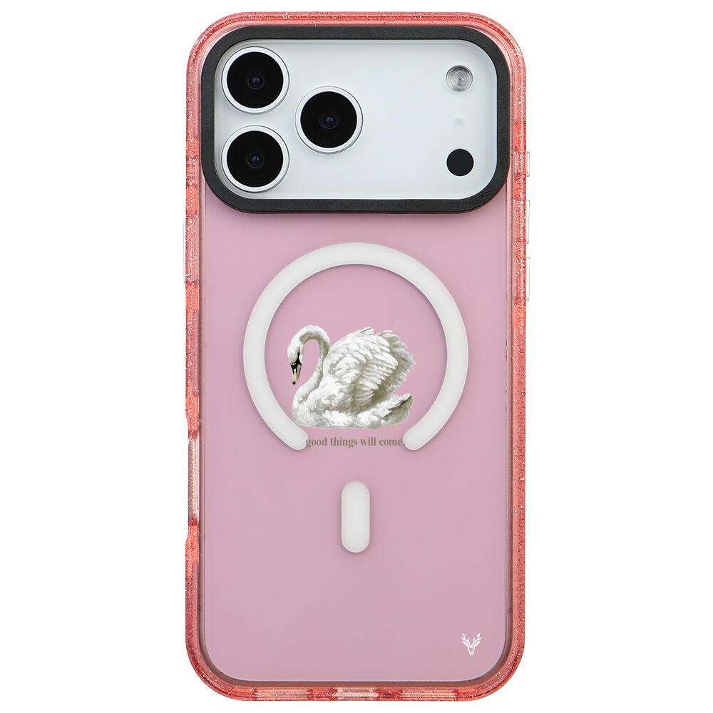 MagsafeliArtycaseSimliPembe