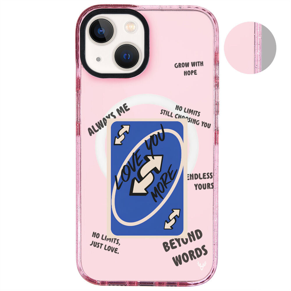 MagsafeliArtycaseSimliPembe