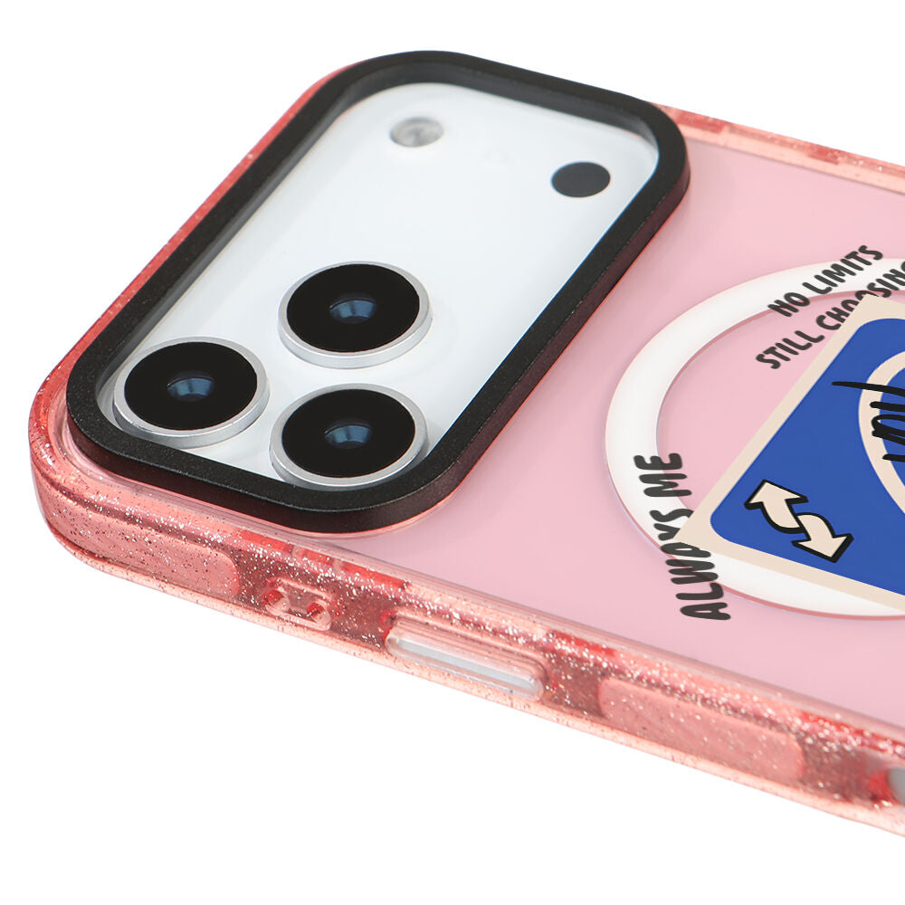 MagsafeliArtycaseSimliPembe