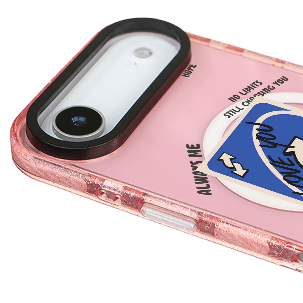 MagsafeliArtycaseSimliPembe