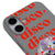iPhone 16 Mirror Disco Telefon Kılıfı - Renkli Silikon - Gri
