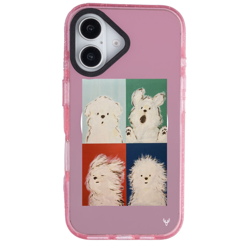 MagsafeliArtycaseSimliPembe