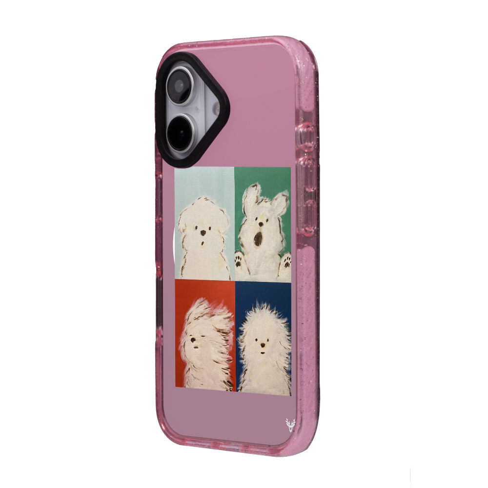 MagsafeliArtycaseSimliPembe