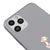 iPhone 11 Pro Max Dilly Dallying Telefon Kılıfı - Renkli Silikon - Gri