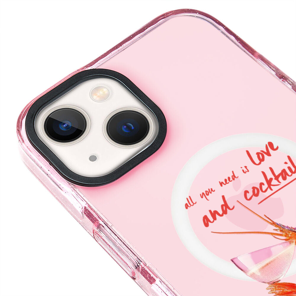 MagsafeliArtycaseSimliPembe