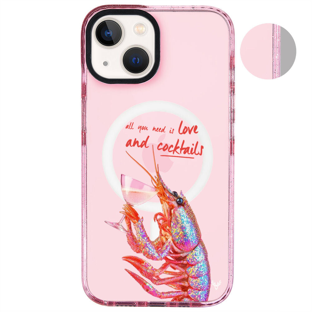 MagsafeliArtycaseSimliPembe