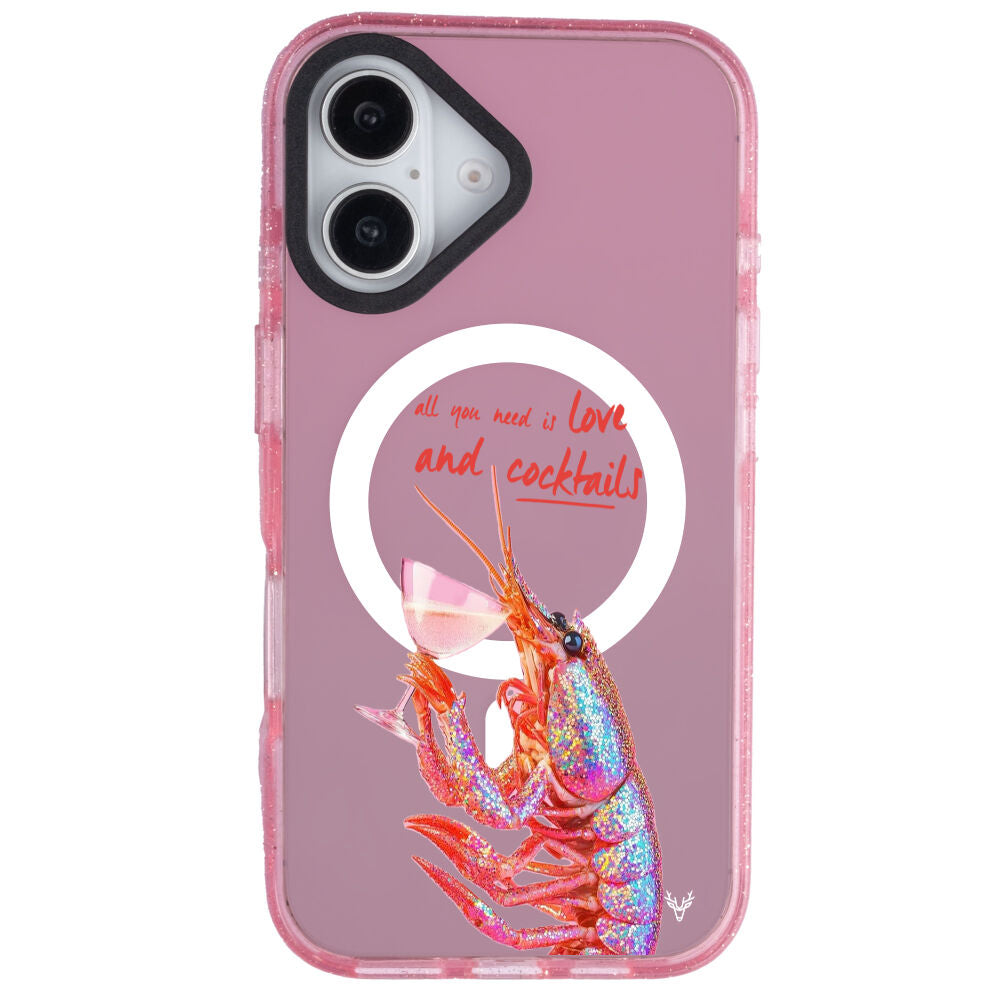 MagsafeliArtycaseSimliPembe