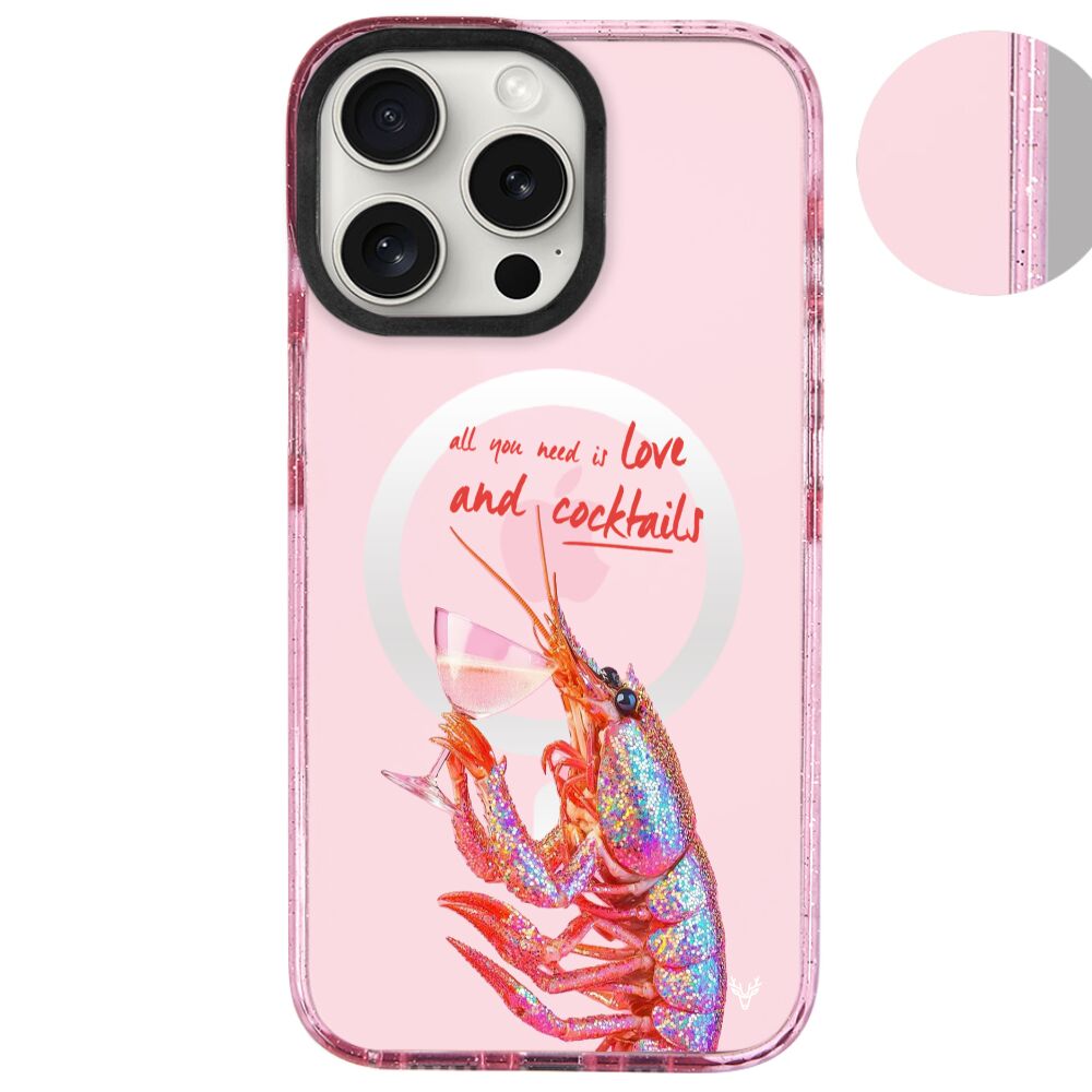 MagsafeliArtycaseSimliPembe
