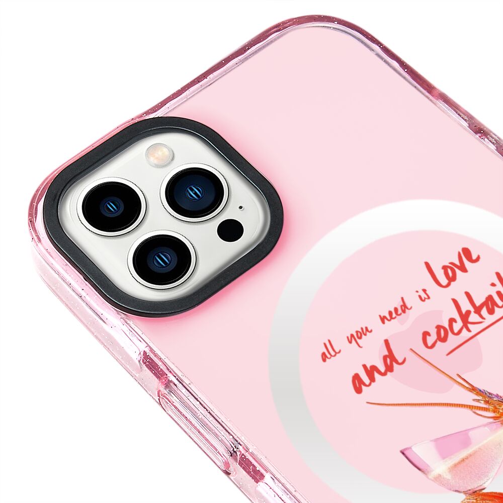 MagsafeliArtycaseSimliPembe