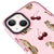 iPhone 13 Cherry Instinct Telefon Kılıfı - Artycase - Simli Pembe