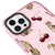 iPhone 13 Pro Cherry Instinct Telefon Kılıfı - Artycase - Simli Pembe