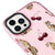 iPhone 14 Pro Cherry Instinct Telefon Kılıfı - Artycase - Simli Pembe