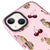 iPhone 15 Plus Cherry Instinct Telefon Kılıfı - Artycase - Simli Pembe