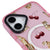iPhone 16 Cherry Instinct Telefon Kılıfı - Magsafeli Artycase - Simli Pembe