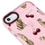 iPhone 6 PLus Cherry Instinct Telefon Kılıfı - Artycase - Simli Pembe