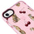 iPhone 8 Cherry Instinct Telefon Kılıfı - Artycase - Simli Pembe