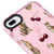 iPhone 8 Plus Cherry Instinct Telefon Kılıfı - Artycase - Simli Pembe