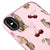 iPhone X Cherry Instinct Telefon Kılıfı - Artycase - Simli Pembe