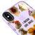 iPhone X Love Ducks Telefon Kılıfı - Artycase - Simli Mor
