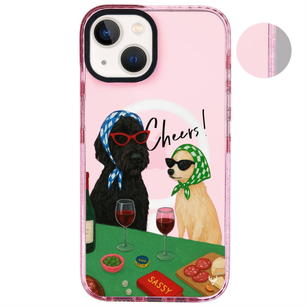 MagsafeliArtycaseSimliPembe