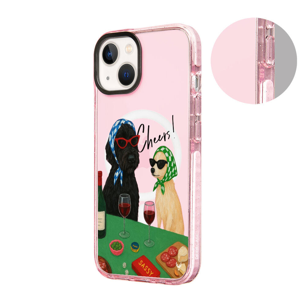 MagsafeliArtycaseSimliPembe