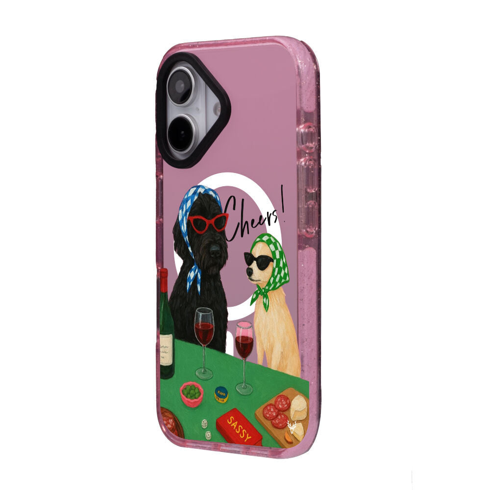 MagsafeliArtycaseSimliPembe