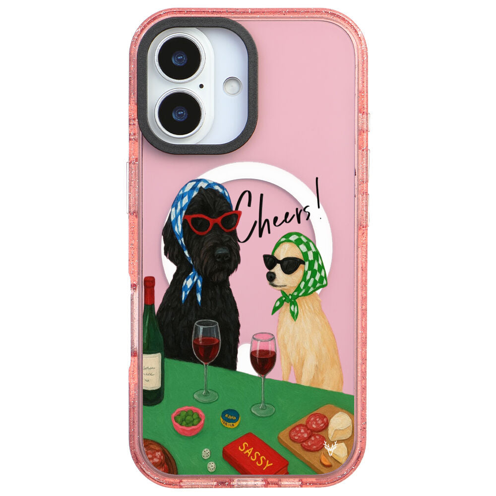 MagsafeliArtycaseSimliPembe