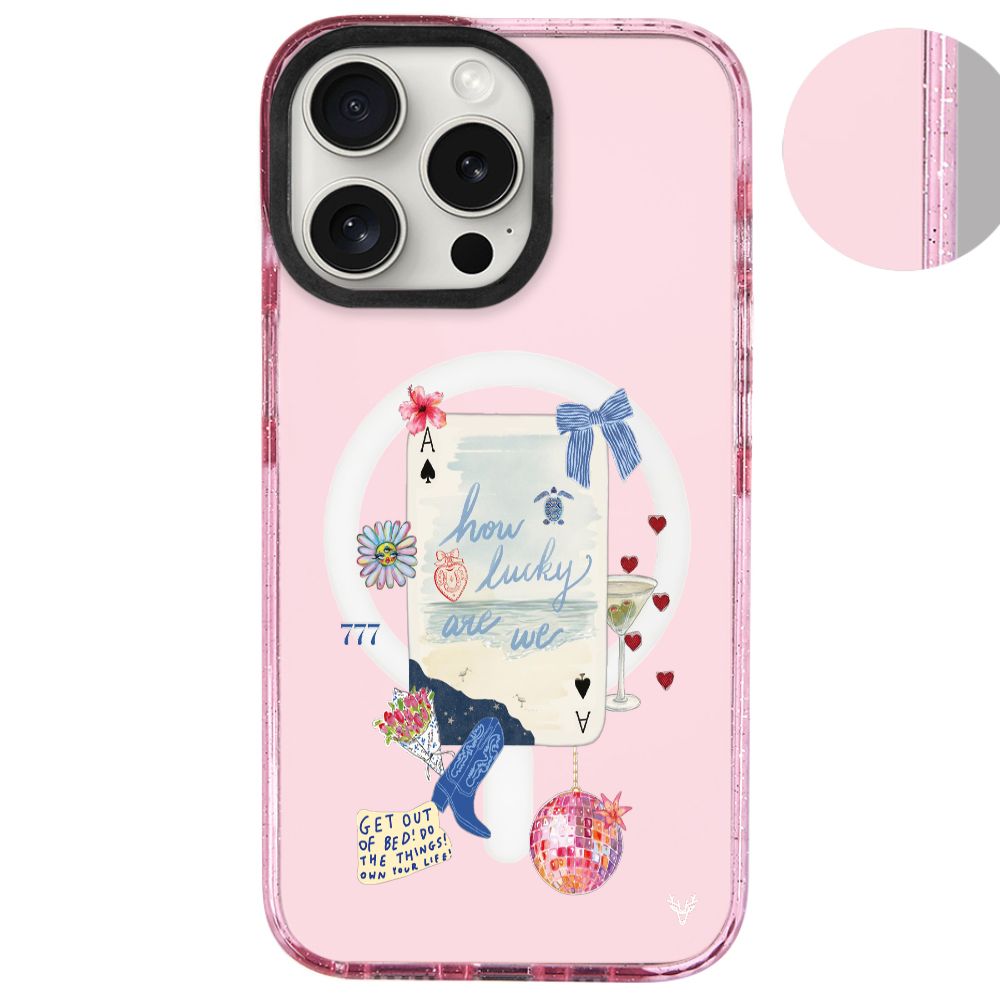 MagsafeliArtycaseSimliPembe