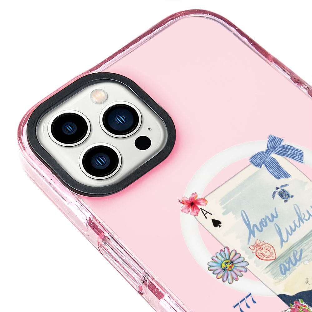 MagsafeliArtycaseSimliPembe