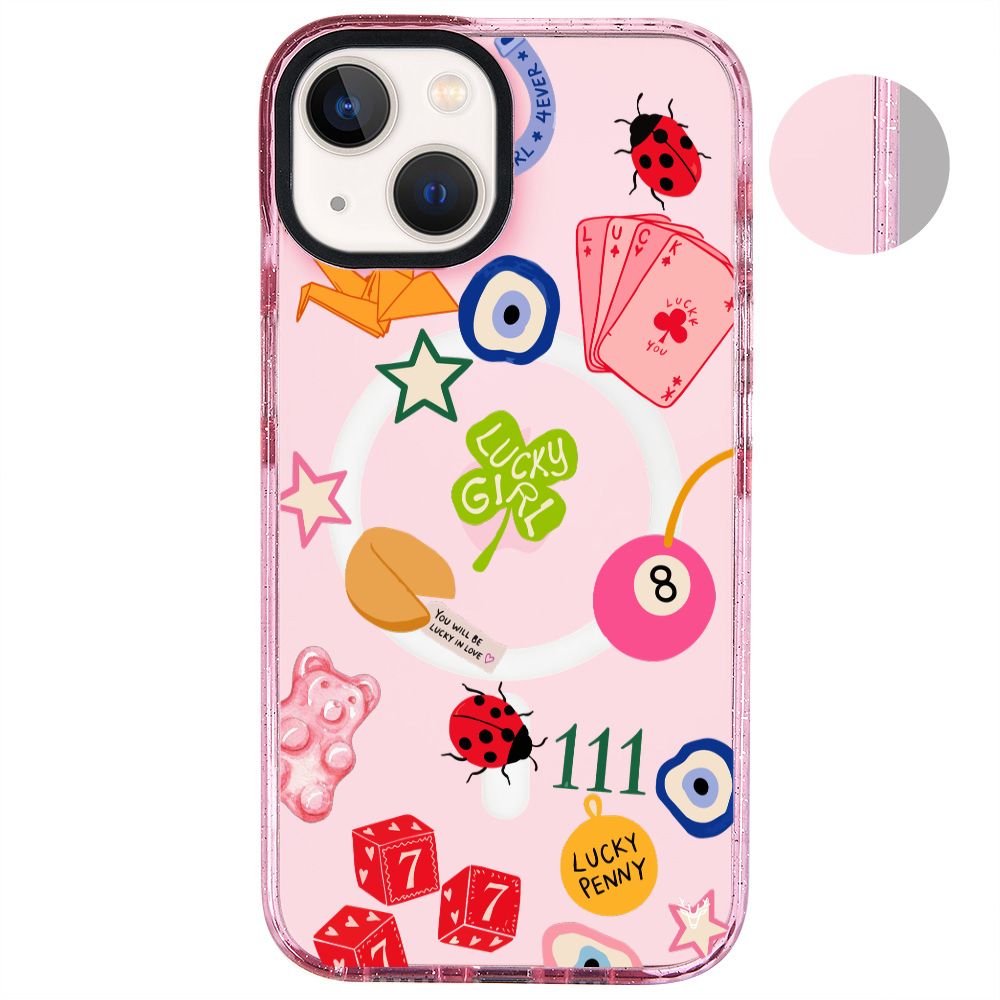 MagsafeliArtycaseSimliPembe