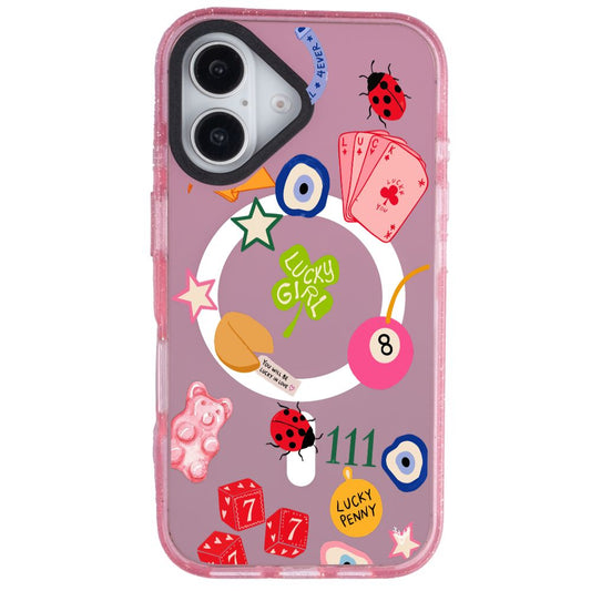 MagsafeliArtycaseSimliPembe