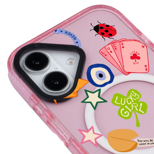 MagsafeliArtycaseSimliPembe