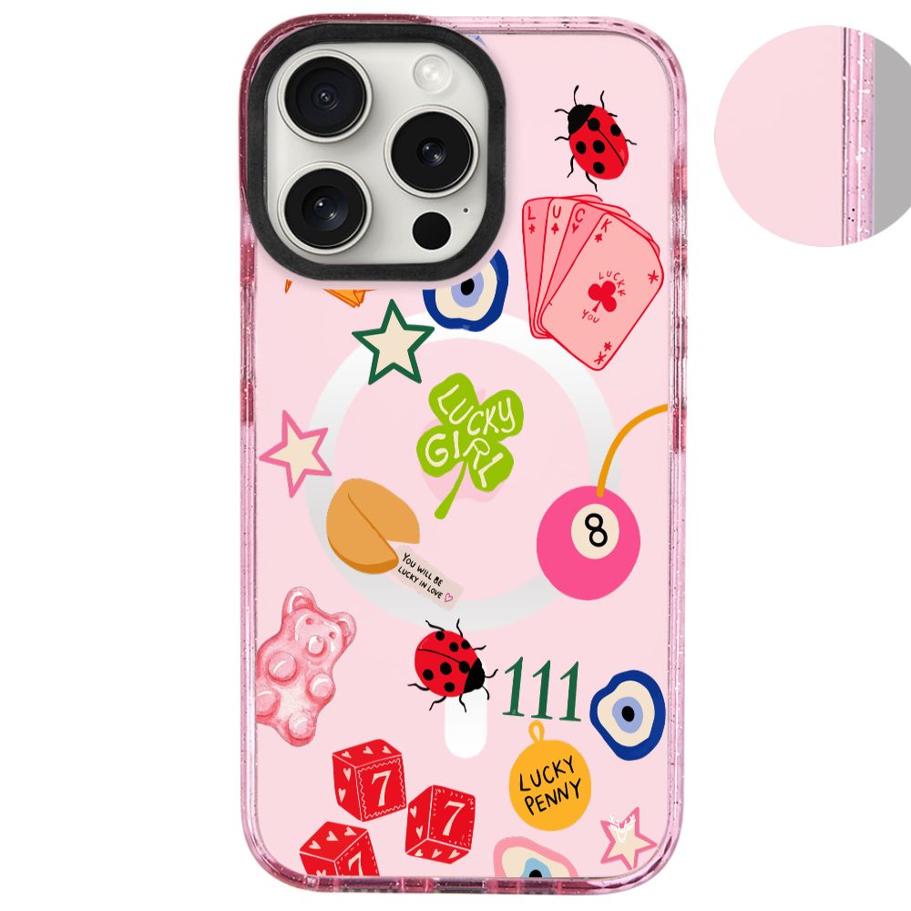 MagsafeliArtycaseSimliPembe