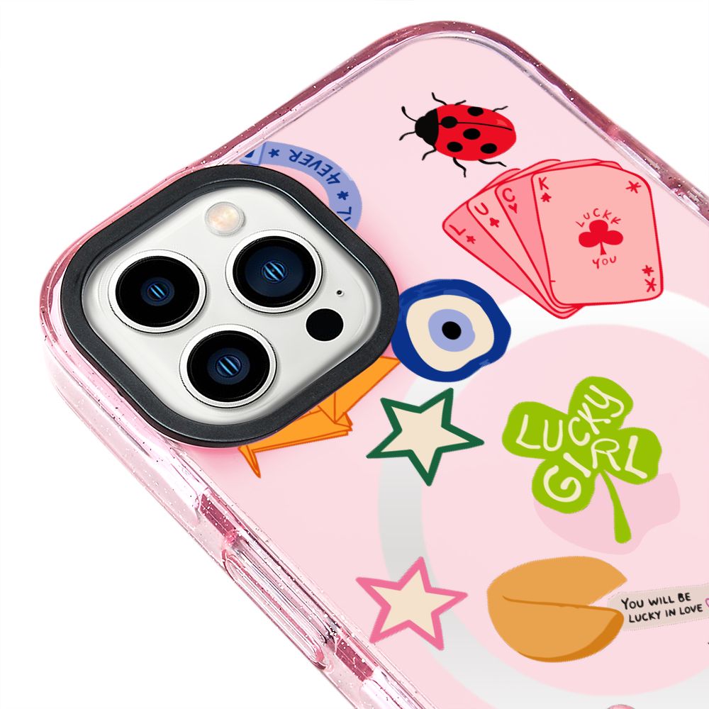 MagsafeliArtycaseSimliPembe