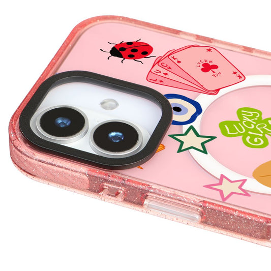 MagsafeliArtycaseSimliPembe
