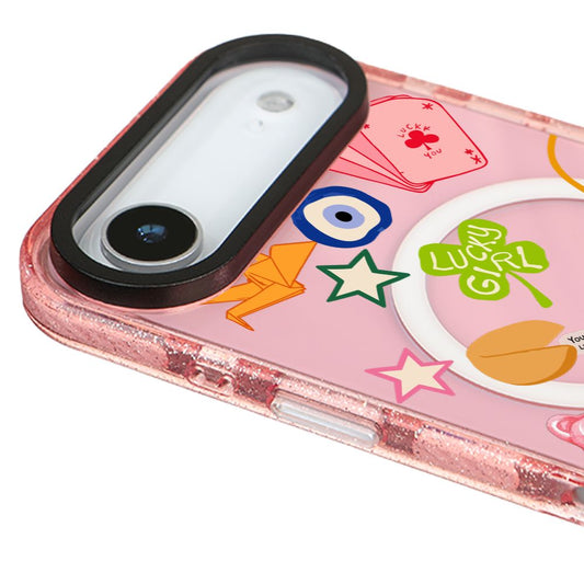 MagsafeliArtycaseSimliPembe