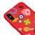 iPhone X Lucky Icons Telefon Kılıfı - Renkli Silikon - Kırmızı