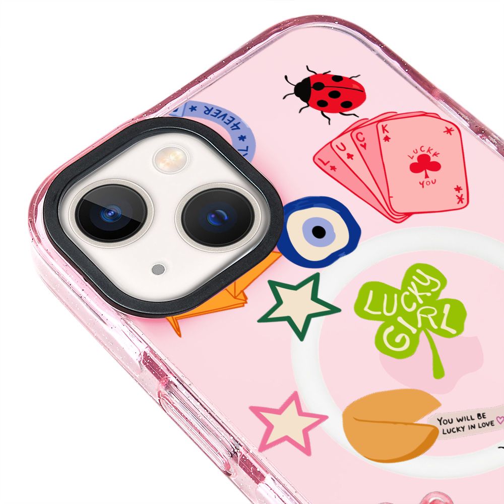 MagsafeliArtycaseSimliPembe