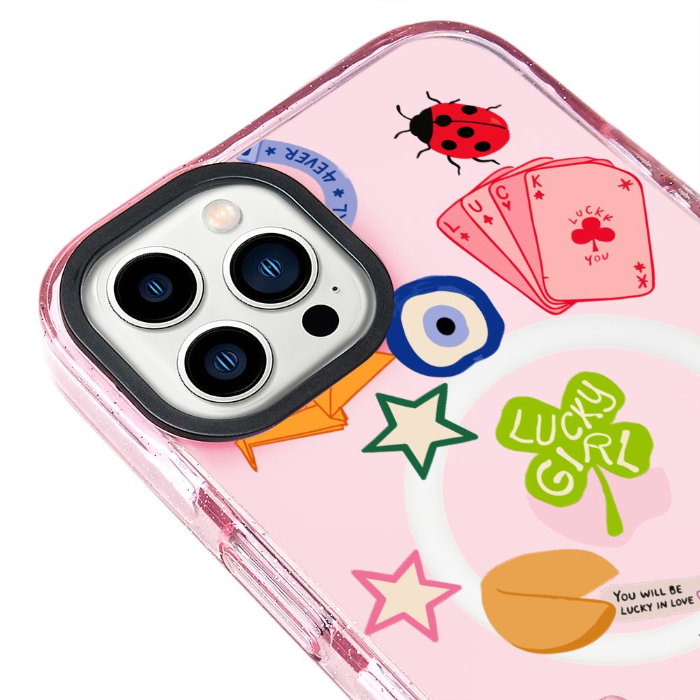 MagsafeliArtycaseSimliPembe