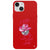 iPhone 15 Disco Cowgirl Telefon Kılıfı - Renkli Silikon - Kırmızı