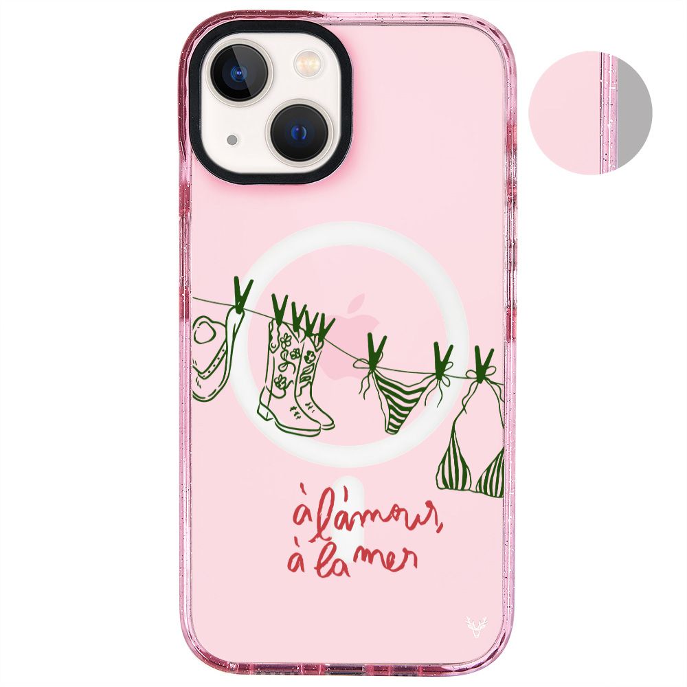 MagsafeliArtycaseSimliPembe
