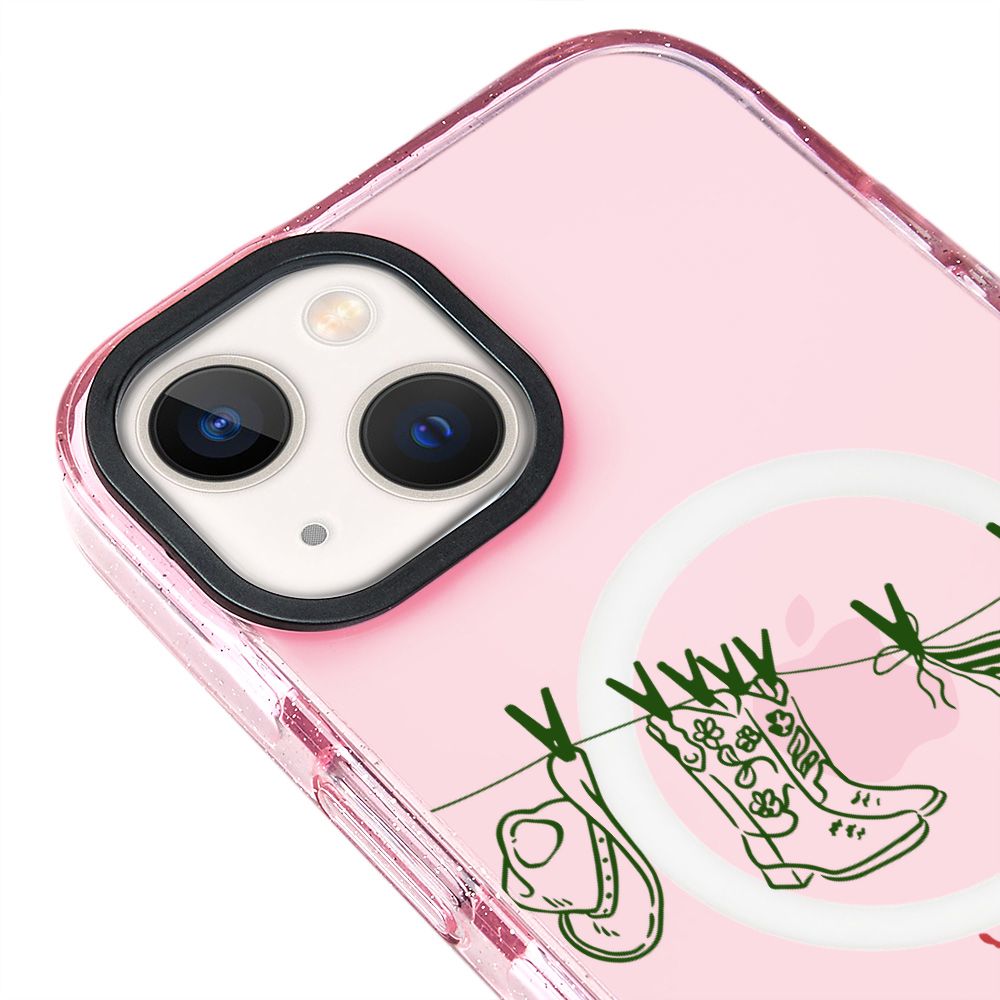 MagsafeliArtycaseSimliPembe
