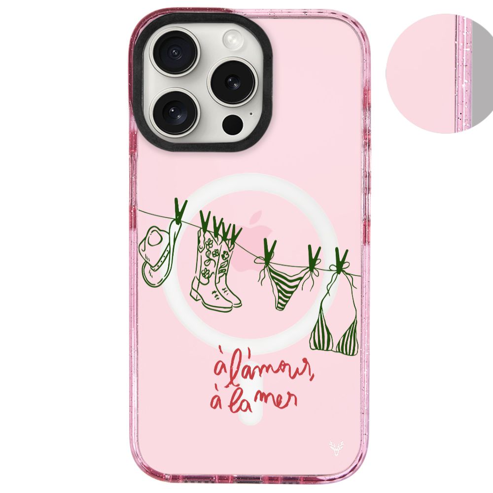 MagsafeliArtycaseSimliPembe